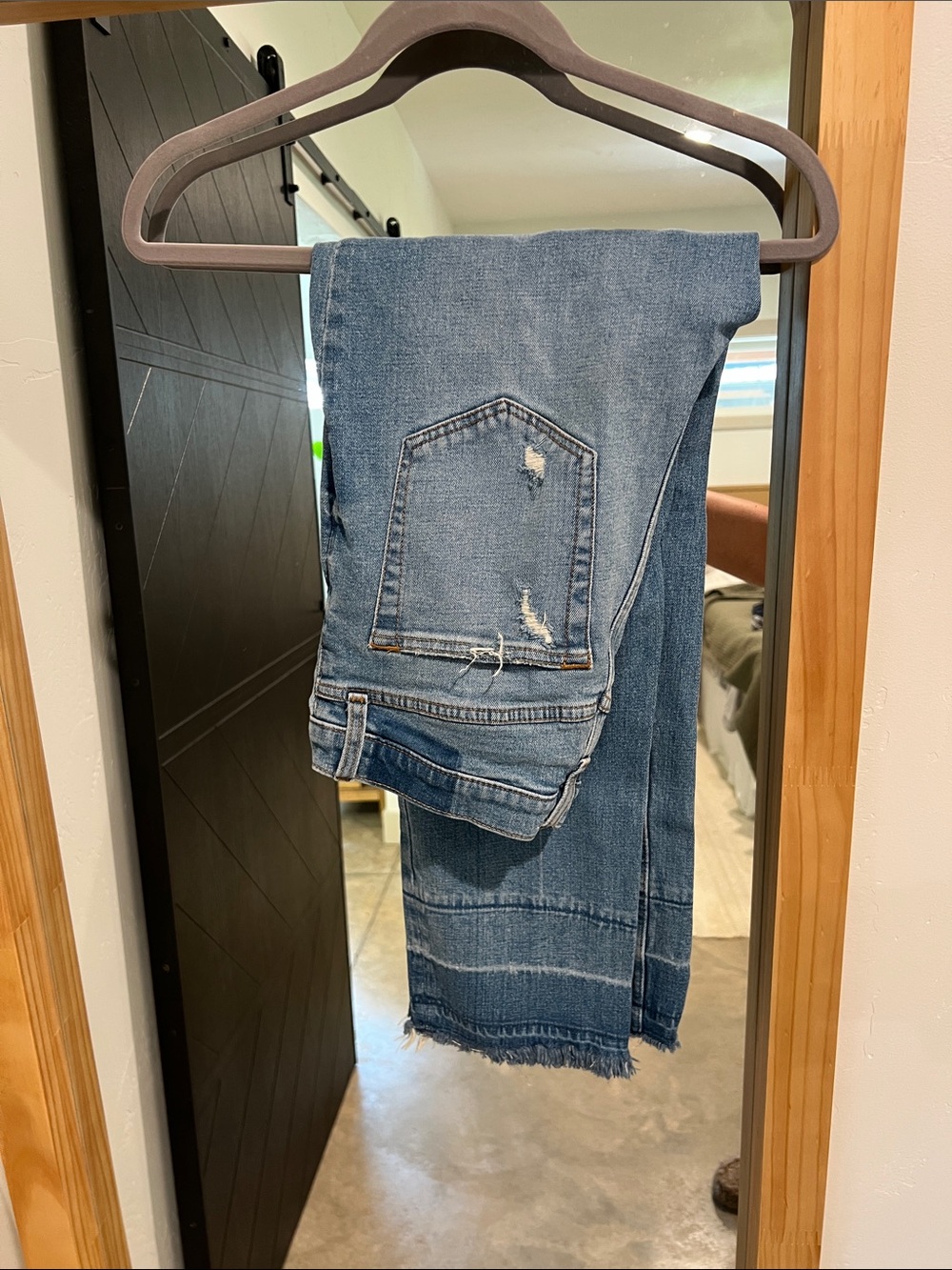 Abercombie Distressed Blue Denim Jeans
